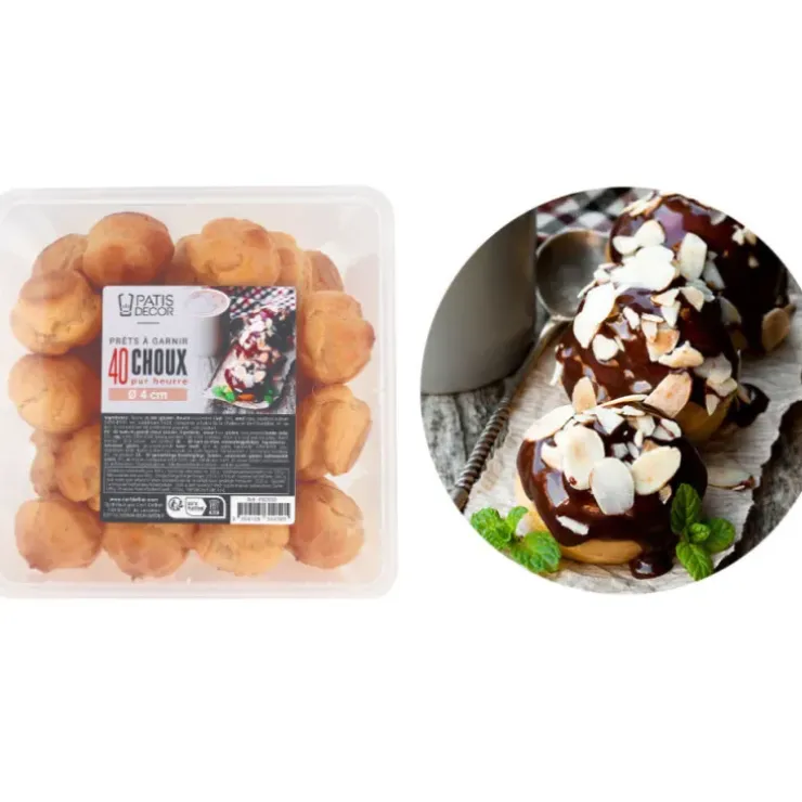 Cerf Dellier Choux pur beurre prêts à garnir Ø 4 cm (x 40) Sale