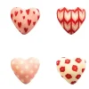 Cerf Dellier Coeurs roses assortis en chocolat blanc (x72) Outlet