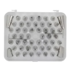 Cerf Dellier Coffret 52 douilles décors fins inox Hot