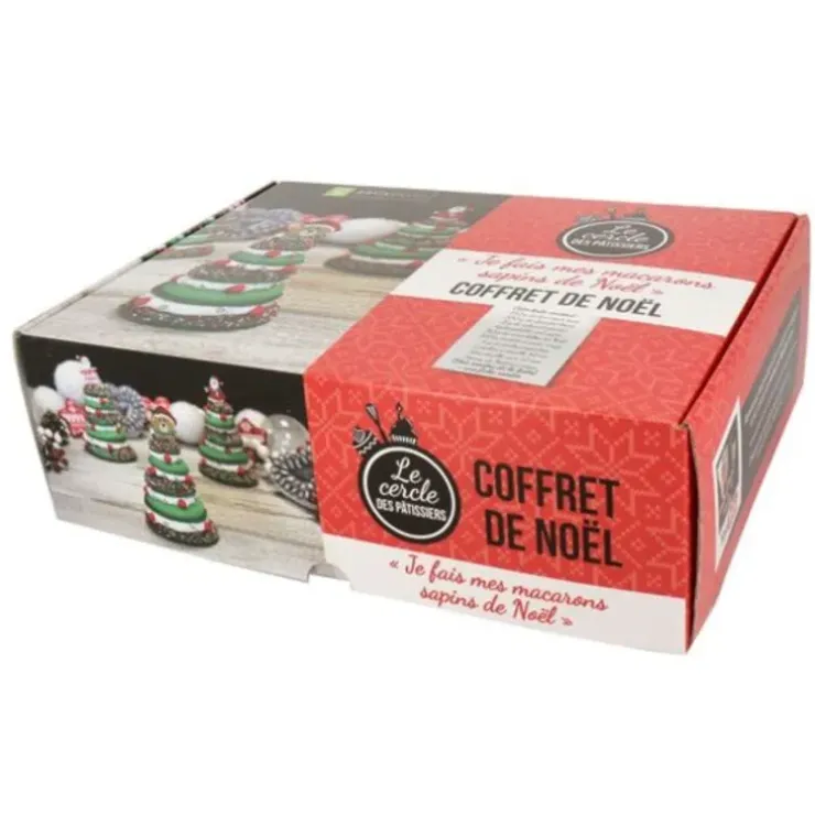 Cerf Dellier Coffret Mes Macarons Sapins de Noël Discount