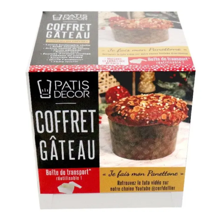 Cerf Dellier Coffret recette Panettone Sale