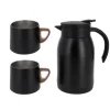 Cerf Dellier Coffret thermos + tasses noires Sale