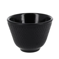 Cerf Dellier Coffret théière + tasses à points en fer noir - 900 ml