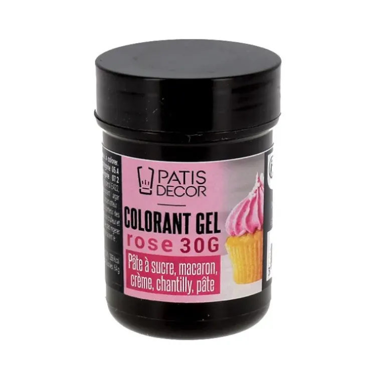 Cerf Dellier Colorant gel rose Patisdécor