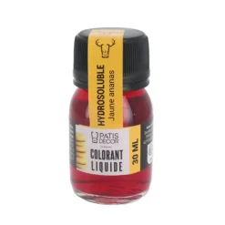 Cerf Dellier Colorant liquide hydrosoluble jaune ananas 30 ml Discount