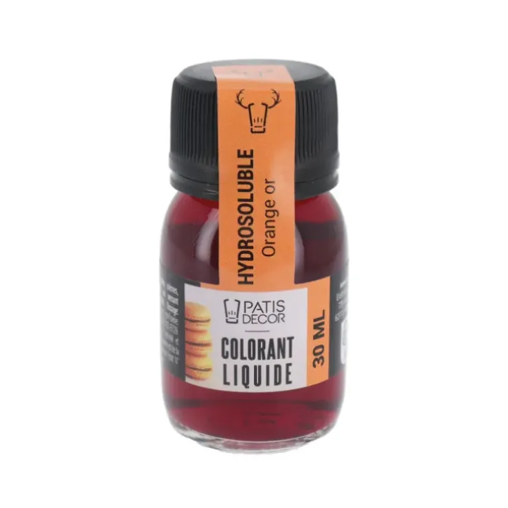Cerf Dellier Colorant liquide hydrosoluble orange or 30 ml Discount