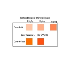 Cerf Dellier Colorant poudre alimentaire Mandarine 100 g Sale