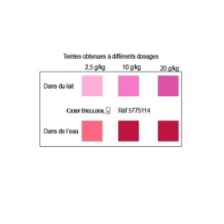 Cerf Dellier Colorant poudre alimentaire Rouge Cerise 100 g Best