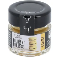 Cerf Dellier Colorant poudre hydrosoluble jaune naturel 8 g Best