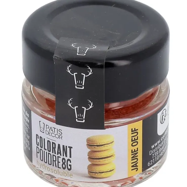 Cerf Dellier Colorant poudre hydrosoluble jaune oeuf 8 g Online