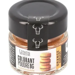 Cerf Dellier Colorant poudre hydrosoluble orange naturel 8 g Sale