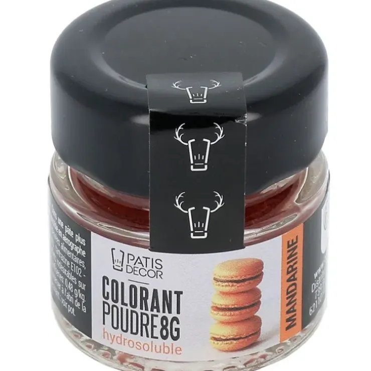 Cerf Dellier Colorant poudre hydrosoluble mandarine 8 g Hot