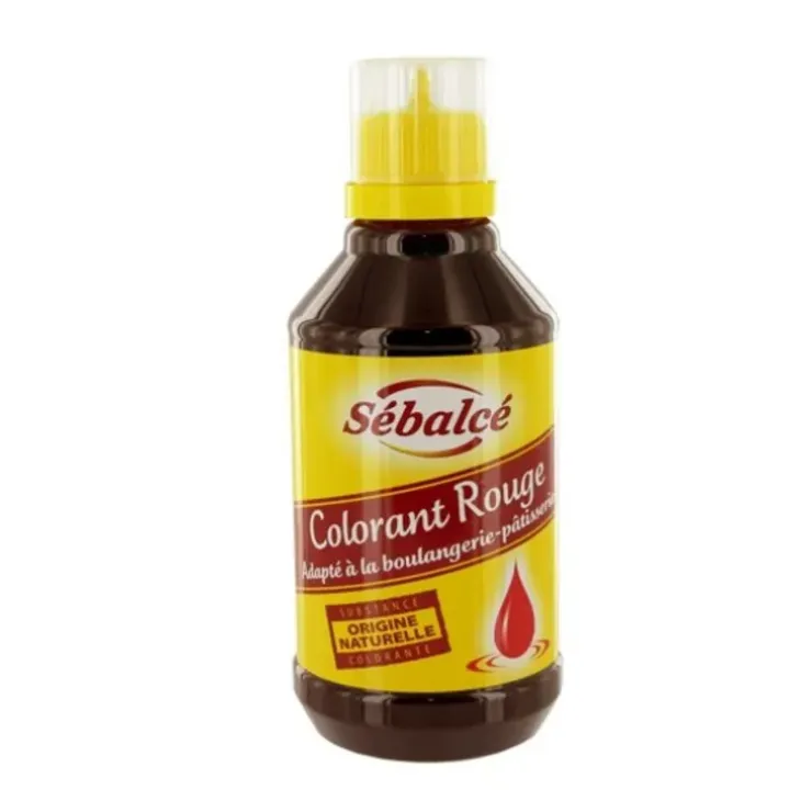 Cerf Dellier Colorant rouge d'origine naturelle Sébalcé 0,5 L