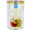 Cerf Dellier Compote de pommes pâtissières 33% 4,350 kg Discount