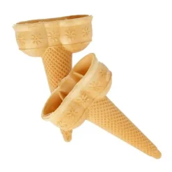 Cerf Dellier Cornets à glace en azyme aux édulcorants - 2 boules (x 18) Clearance