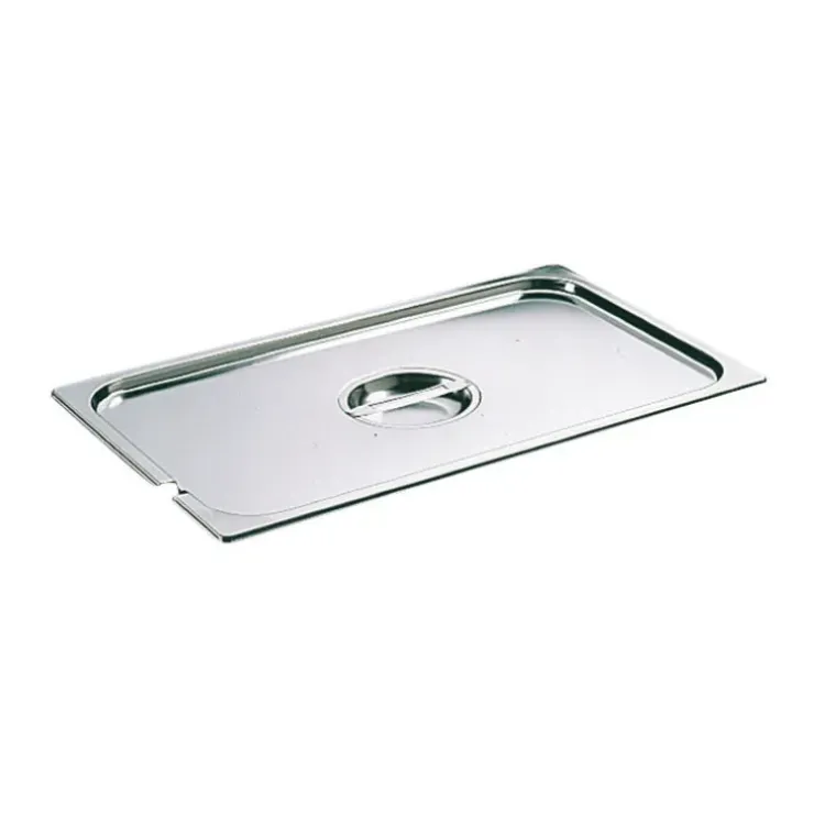 Cerf Dellier Couvercle inox avec poignée GN 1/4 et encoche pour louche - pour bac sans anse Online