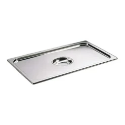 Cerf Dellier Couvercle inox avec poignée GN 1/4 - pour bac gastronorme sans anse Discount