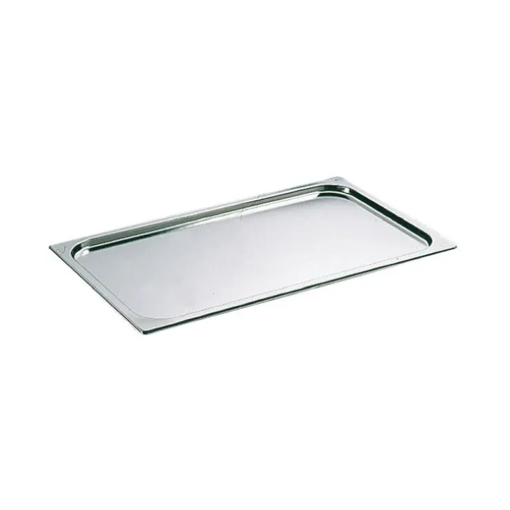 Cerf Dellier Couvercle inox sans poignée GN 1/2 - pour bac gastronorme sans anse