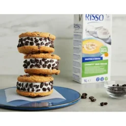 Cerf Dellier Crème pour foisonnement et cuisson Risso Chanty Duo Vegan Discount