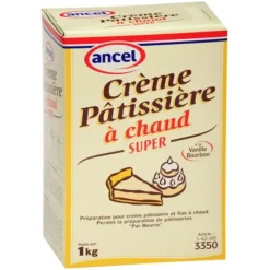 Cerf Dellier Crème Pâtissière à chaud Super Ancel 1 kg