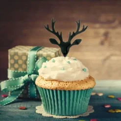 Cerf Dellier Cupcake Toppers Cerfs (x8) Best