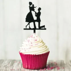 Cerf Dellier Cupcake Toppers Déclaration (x 8) Outlet