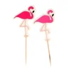 Cerf Dellier Cupcake Toppers Flamants roses (x 12) New