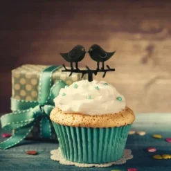 Cerf Dellier Cupcake Toppers Love Birds (x 8) Online