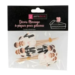 Cerf Dellier Cupcake Toppers Mariage (x 12) Hot