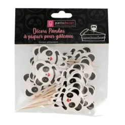 Cerf Dellier Cupcake Toppers Pandas (x 24) Discount