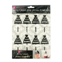 Cerf Dellier Cupcake Toppers Pièces montées (x 8) Outlet