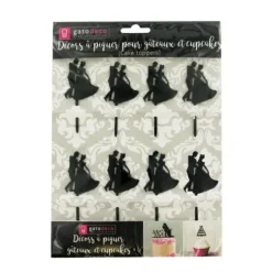 Cerf Dellier Cupcake Toppers Valse (x 8) Online