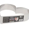 Cerf Dellier Cœur à mousse inox H 4,5 cm L 20 cm Sale