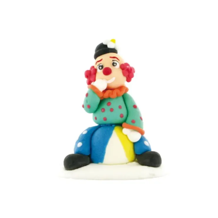 Cerf Dellier Décor comestible Clown sur un ballon (x20) New