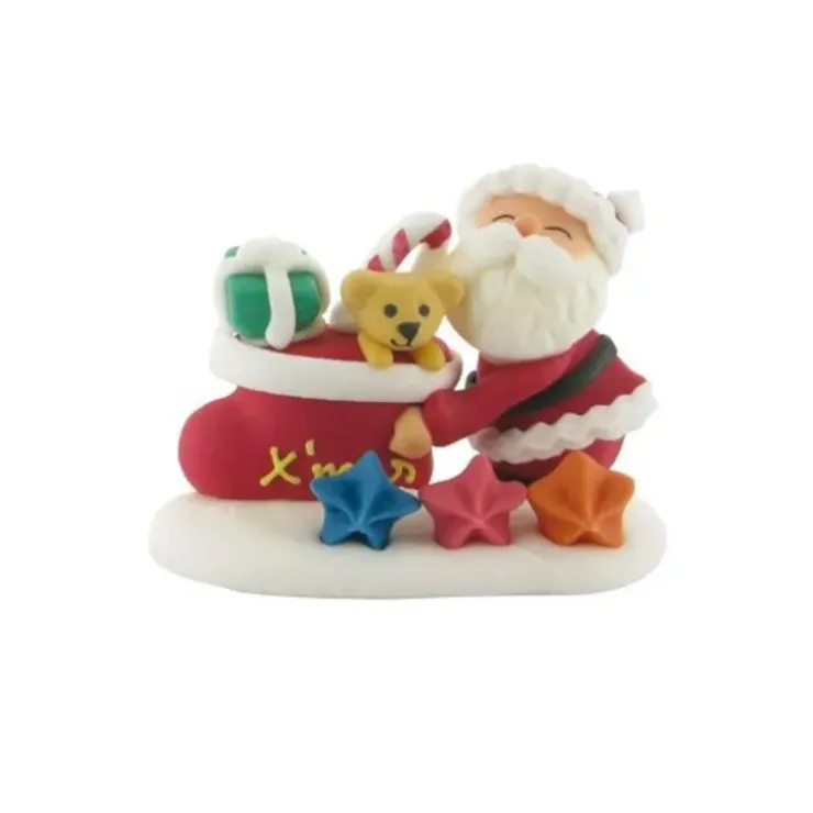 Cerf Dellier Décor comestible Père Noël cadeaux New