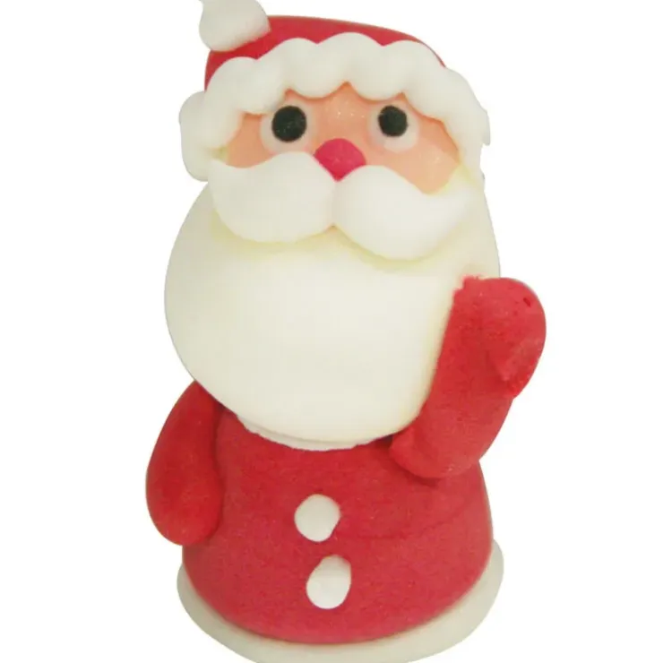 Cerf Dellier Décor comestible Père Noël main levée