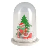 Cerf Dellier Décor de noël pour bûche "boule à neige ourson de Noël" à poser New