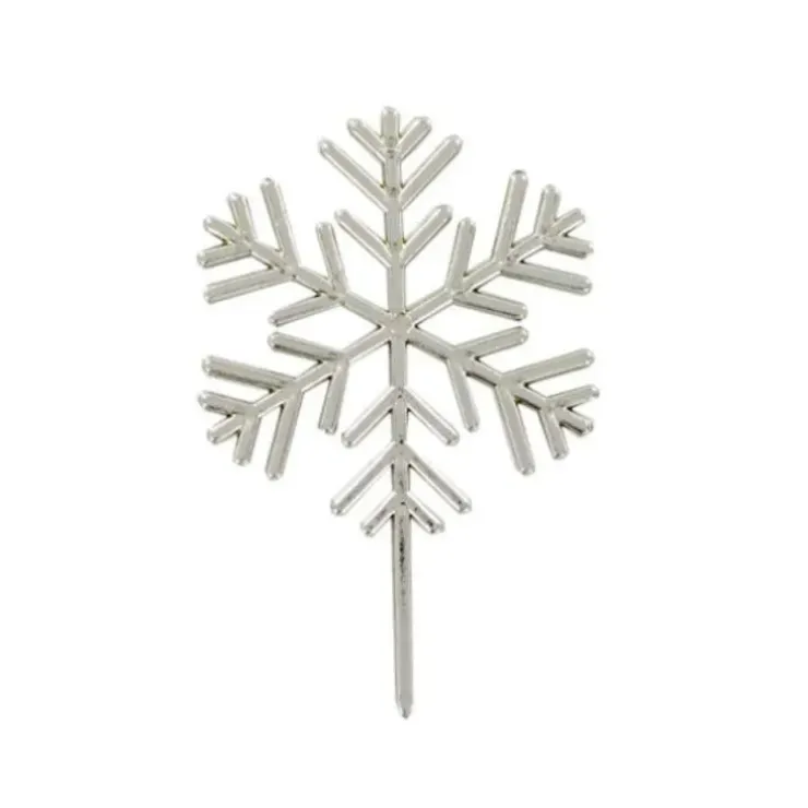 Cerf Dellier Décors à piquer "Flocons argentés" x 50 pièces Sale