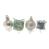 Cerf Dellier Décors assortis bleu argent à piquer sur bûches (x24) Discount