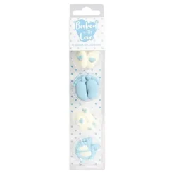 Cerf Dellier Décors comestible thème bébé garçon (x13) Discount