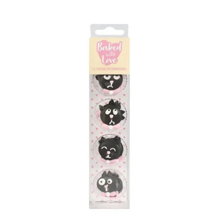 Cerf Dellier Décors comestibles chats assortis (x12) Sale