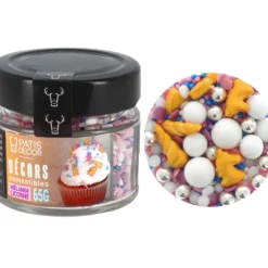 Cerf Dellier Décors comestibles mélange licorne 65 g Sale