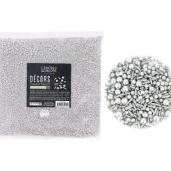 Cerf Dellier Décors comestibles mélange argenté 1 kg Outlet