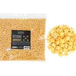 Cerf Dellier Décors comestibles étoiles dorées 1 kg Sale