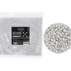 Cerf Dellier Décors comestibles étoiles argentées 1 kg Outlet