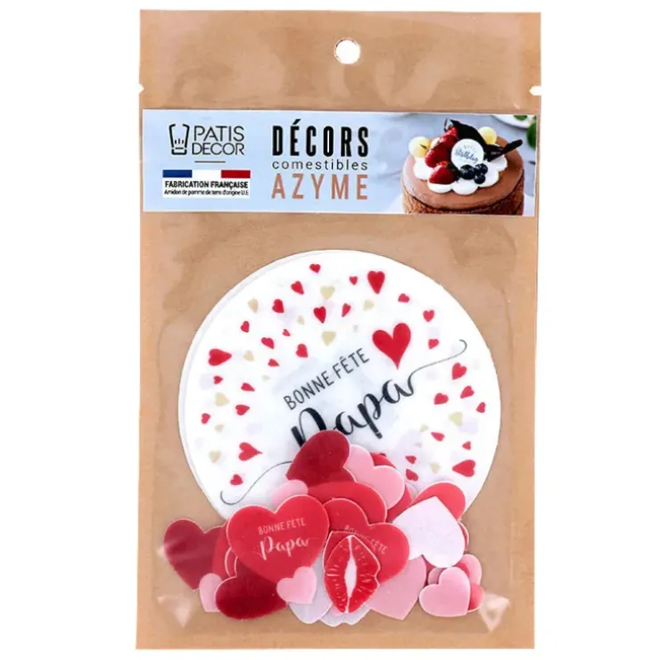 Cerf Dellier Décors en azyme assortis thème fête des pères Sale