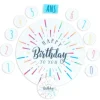 Cerf Dellier Décors en azyme assortis thème anniversaire n°4 Hot