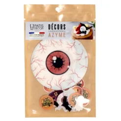 Cerf Dellier Décors en azyme assortis thème œil d'Halloween Hot