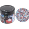 Cerf Dellier Décors mini billes bleu blanc rouge Discount