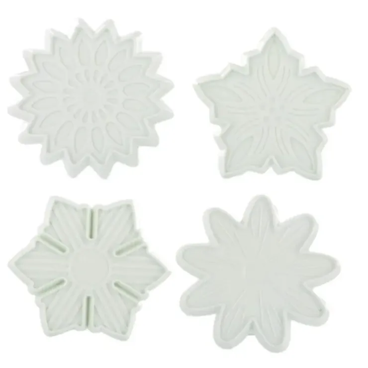 Cerf Dellier Découpoirs fleurs assorties Patisdécor (x 4) New